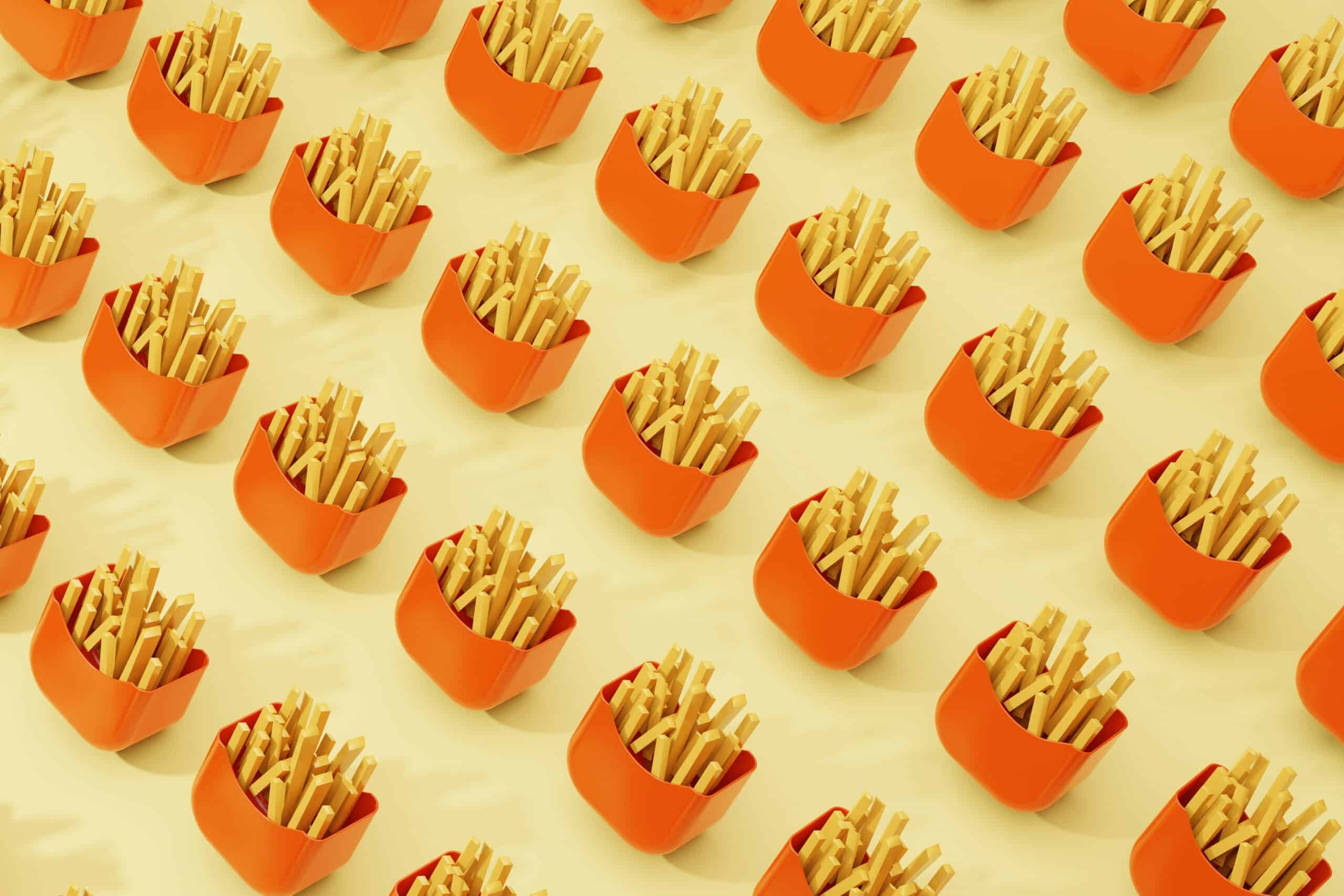 Graphic of french fries